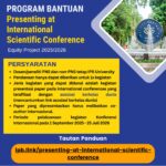 PROGRAM BANTUAN Presenting at International Scientific Conference